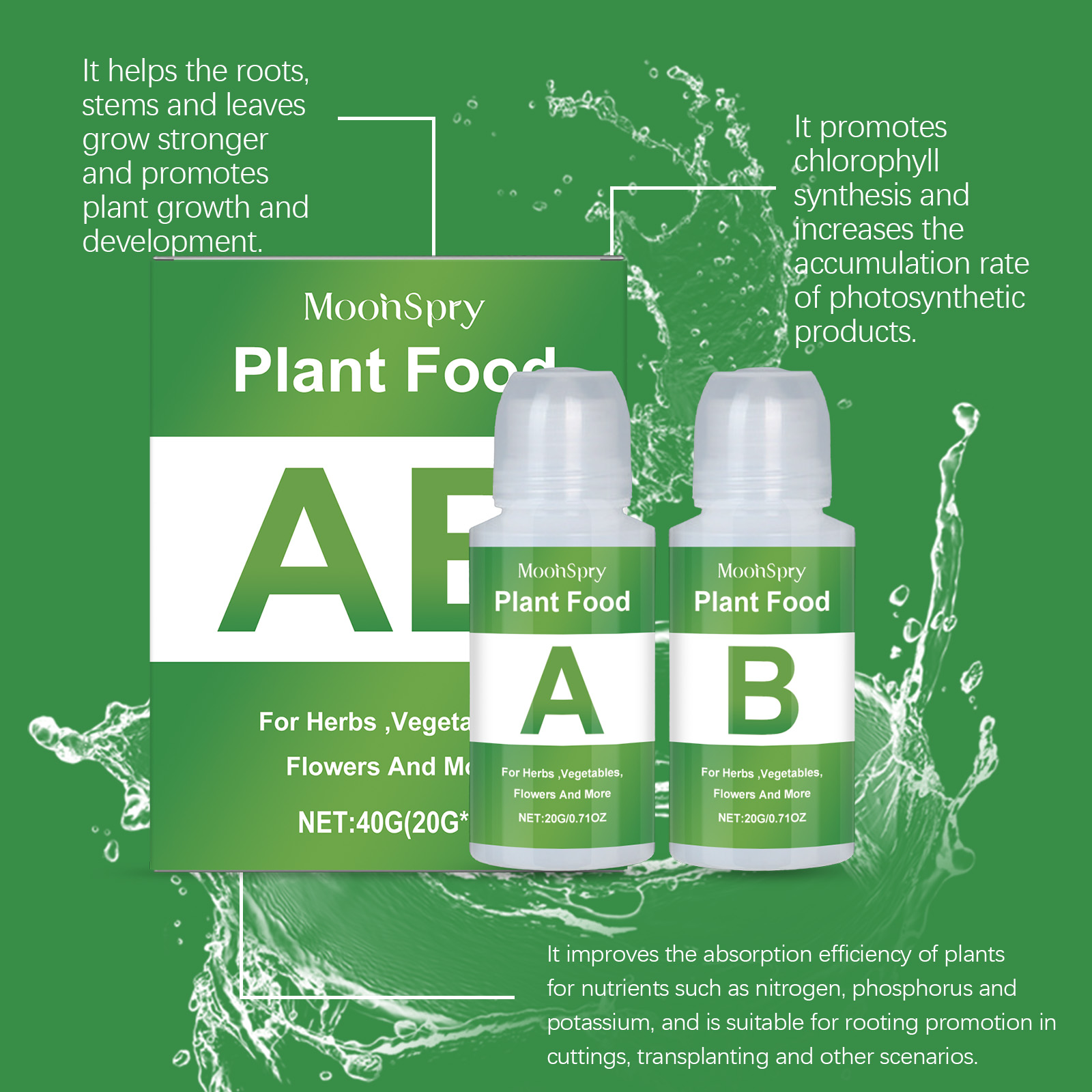 สารอาหารปลูกพืชแบบไฮโดรโปนิกส์ - Nutrient Solution Ab บทวิจารณ์และราคา
